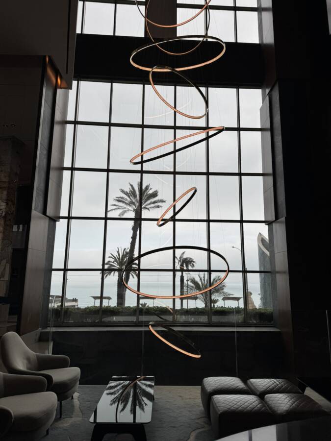 Lobby do hotel de luxo em Lima