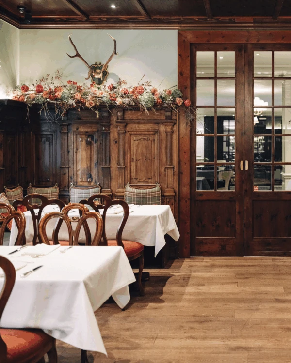 Restaurante em hotel de luxo