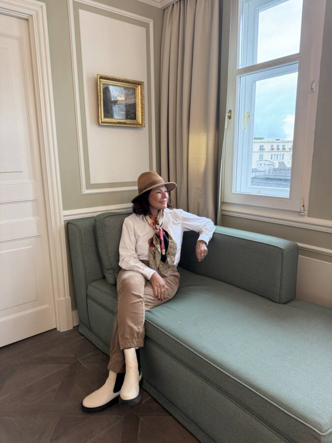 Quarto do hotel de luxo em Salzburgo