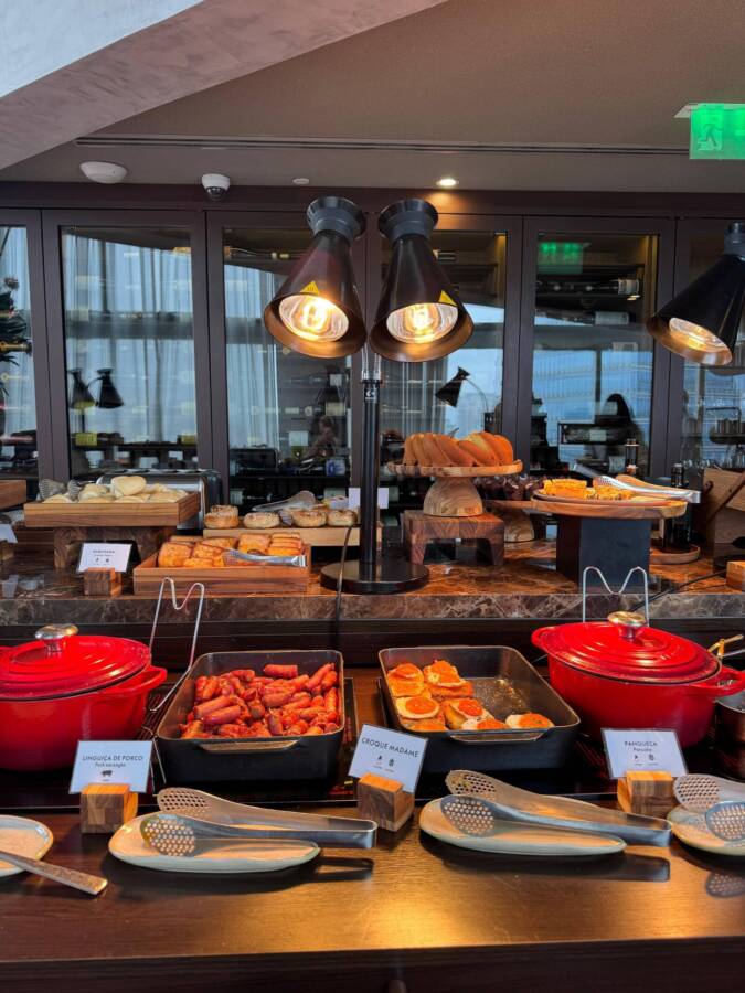 Café da manhã em hotel de luxo em São Paulo