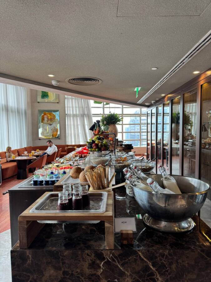 Café da manhã em hotel de luxo em São Paulo