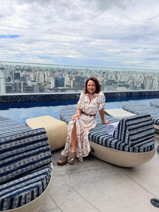 Rooftop em hotel de luxo em São Paulo