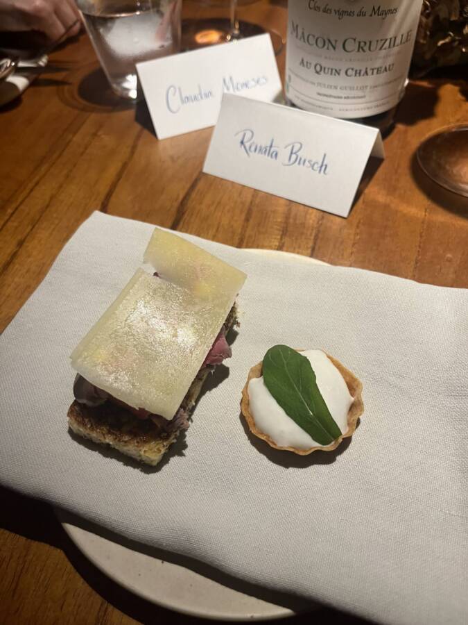 novo chef assina menu do btg pactual