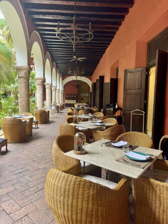 restaurante em hotel de luxo