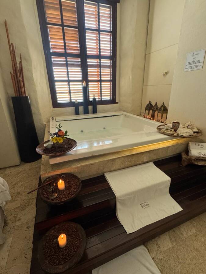 spa no hotel de luxo na cartagena